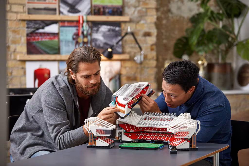 Show undying support by building the LEGO® Old Trafford Manchester United 10272 Set.