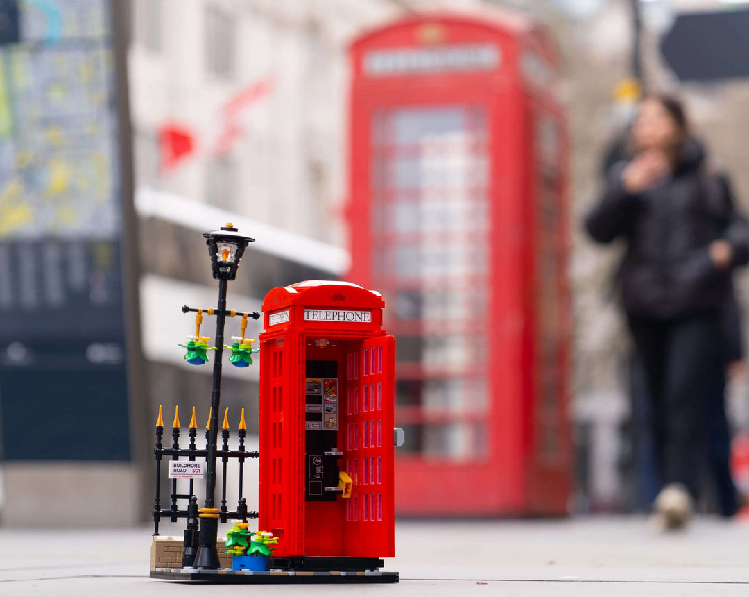 Iconic LEGO® Red Telephone Box Ideas for Adults