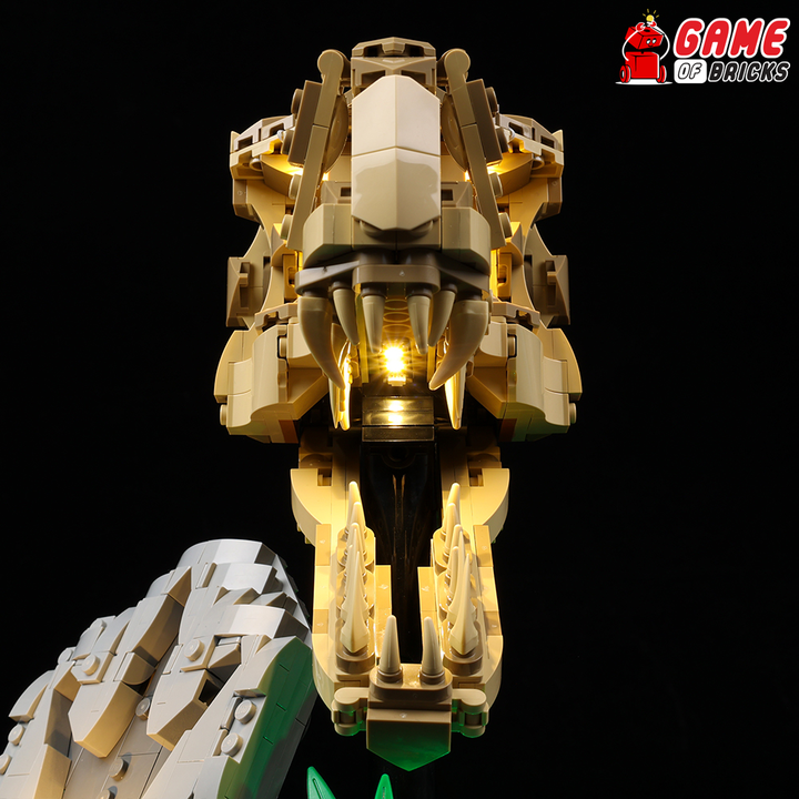 LEGO lights for Dinosaur Fossils: T. rex Skull set