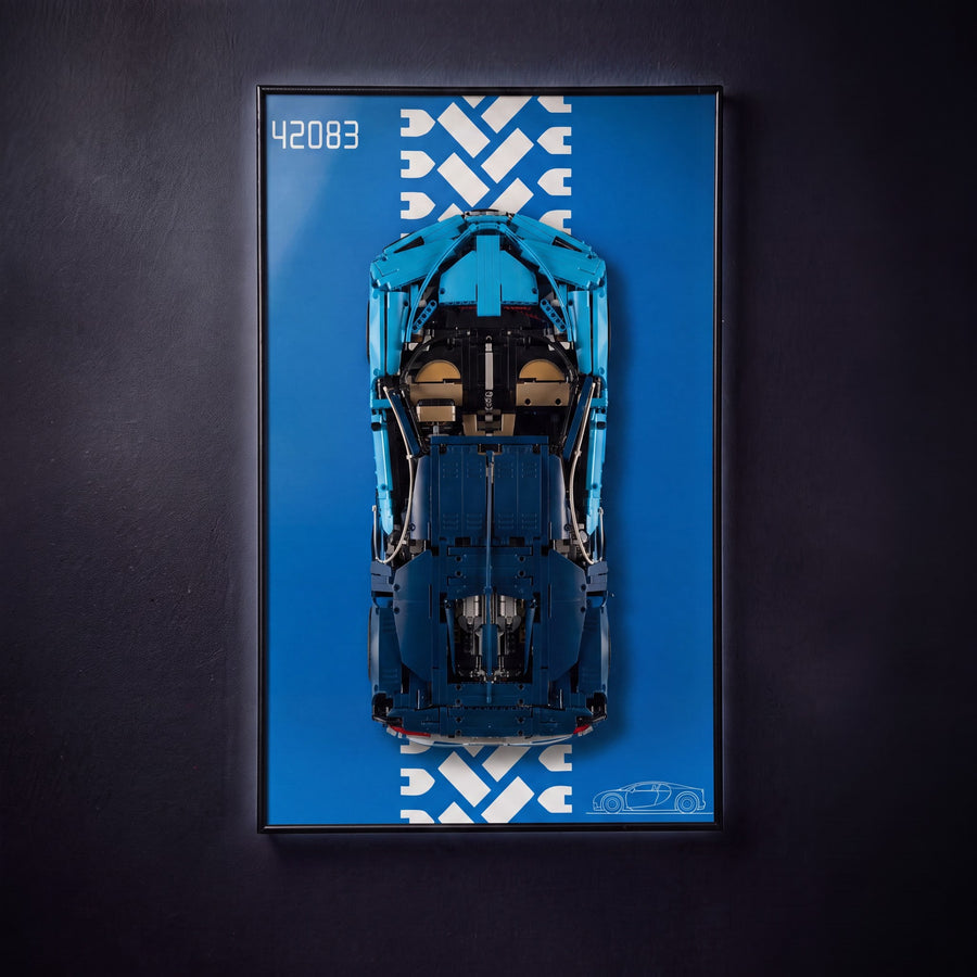 Bugatti Chiron 42083 wall-mount hero