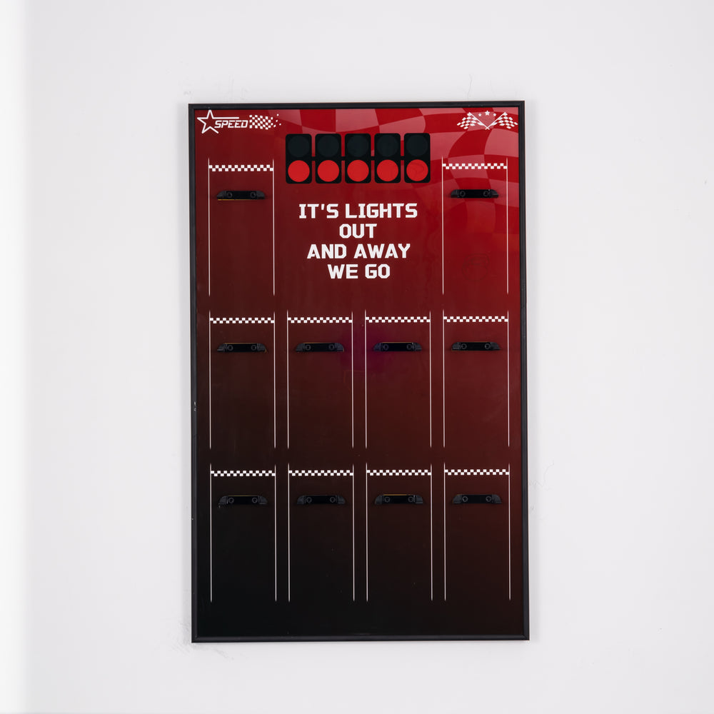 Display Wall-Mount for LEGO F1 Race Car 77242-77251