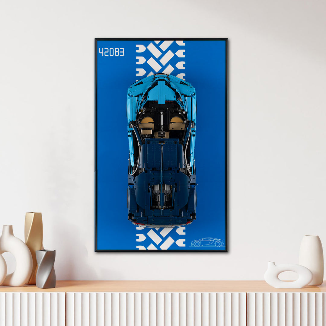 LEGO Bugatti Chiron 42083 Wall-Mount