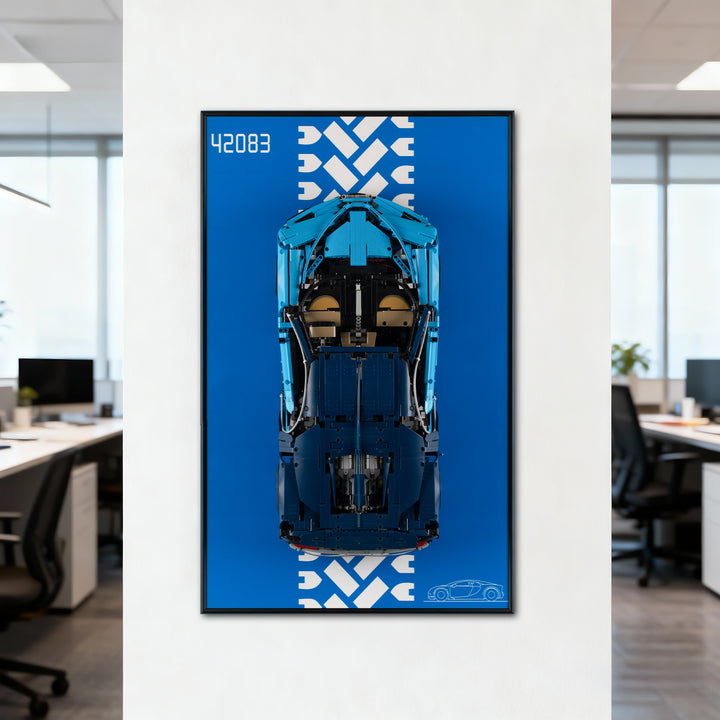 LEGO Bugatti Chiron 42083 Wall-Mount