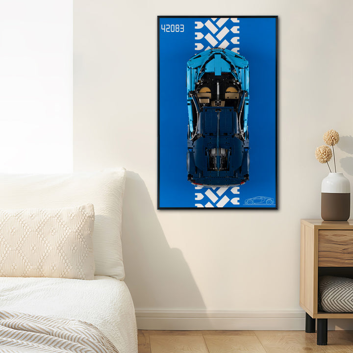LEGO Bugatti Chiron 42083 Wall-Mount