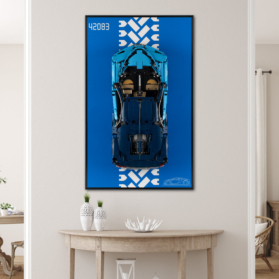 LEGO Bugatti Chiron 42083 Wall-Mount