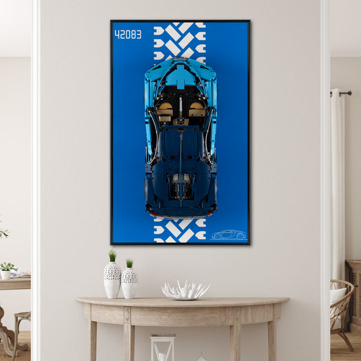 LEGO Bugatti Chiron 42083 Wall-Mount
