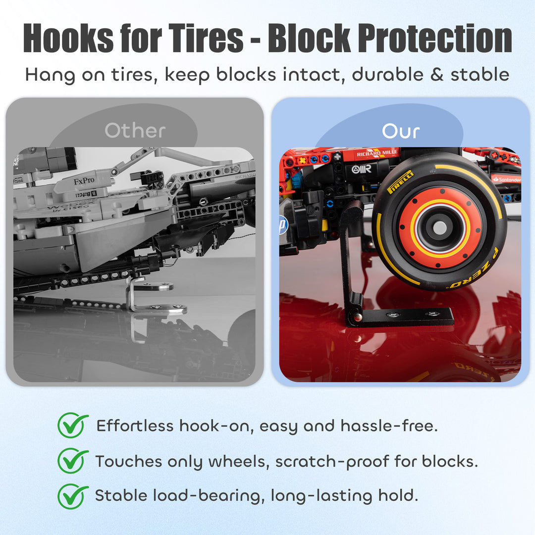 Display Wall-Mount for LEGO Ferrari Daytona SP3 42143