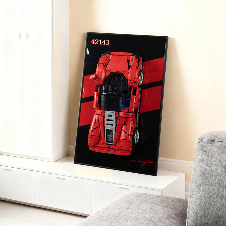 Display Wall-Mount for LEGO Ferrari Daytona SP3 42143