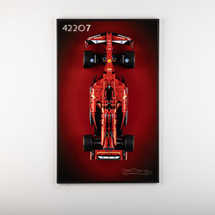 Display Wall-Mount for LEGO Ferrari SF-24 F1 Car 42207