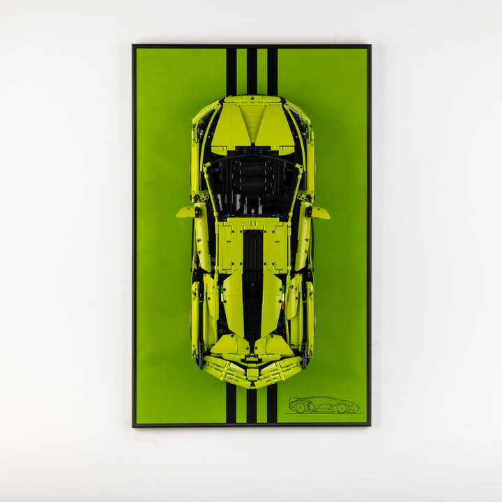Display Wall-Mount for LEGO Lamborghini Sián FKP 37 42115