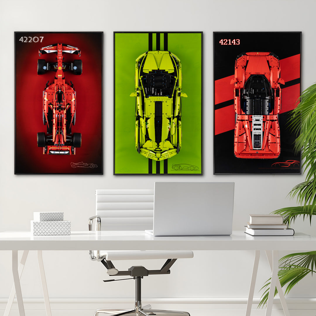 Display Wall-Mount for LEGO Lamborghini Sián FKP 37 42115