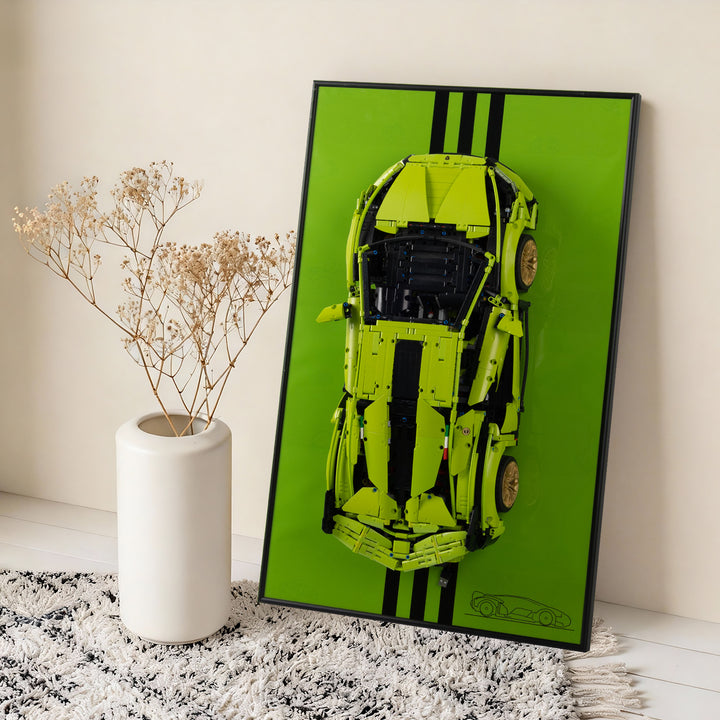 Display Wall-Mount for LEGO Lamborghini Sián FKP 37 42115