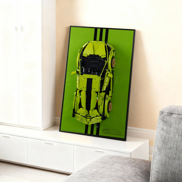 Display Wall-Mount for LEGO Lamborghini Sián FKP 37 42115