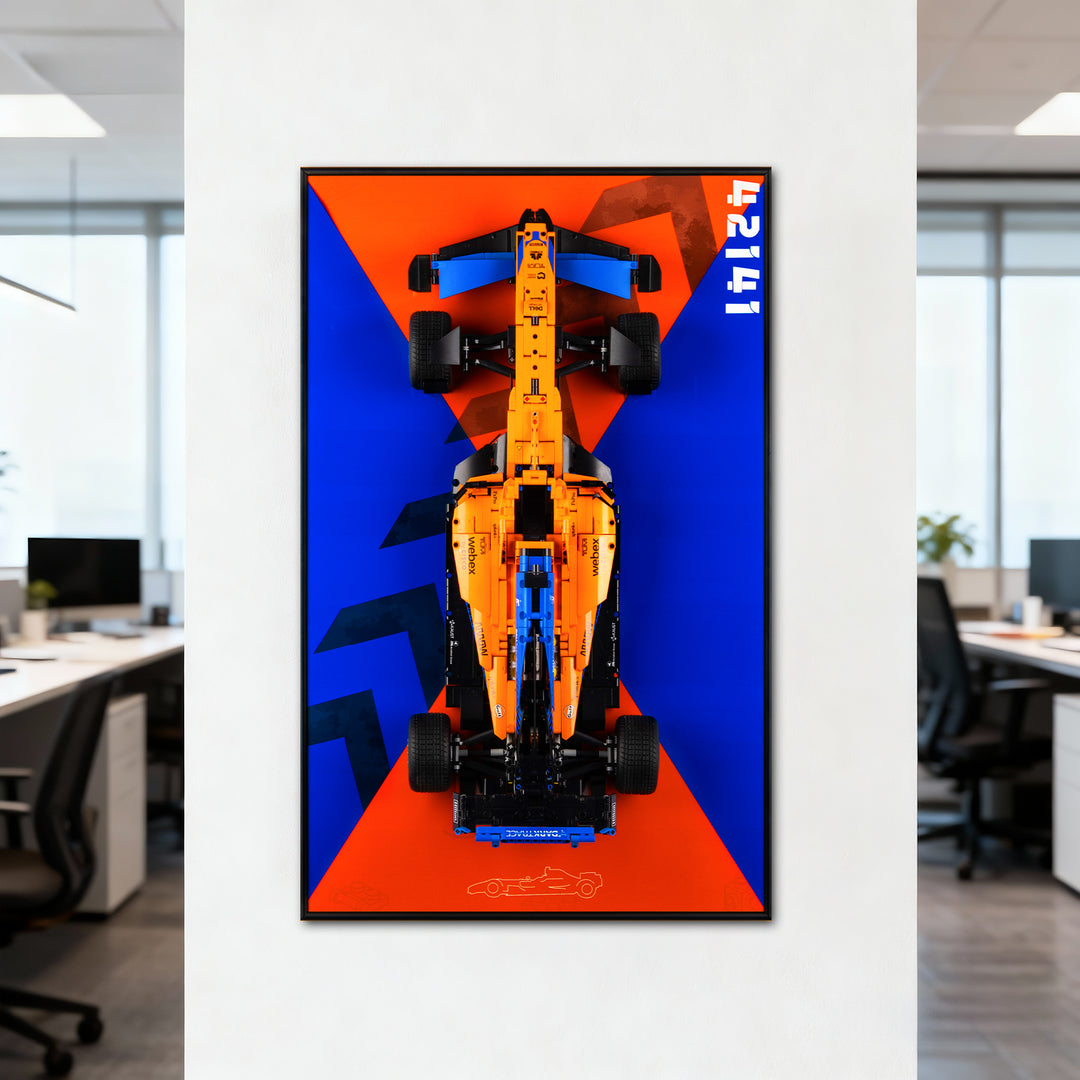 Display Wall-Mount for LEGO McLaren Formula 1 Race Car 42141