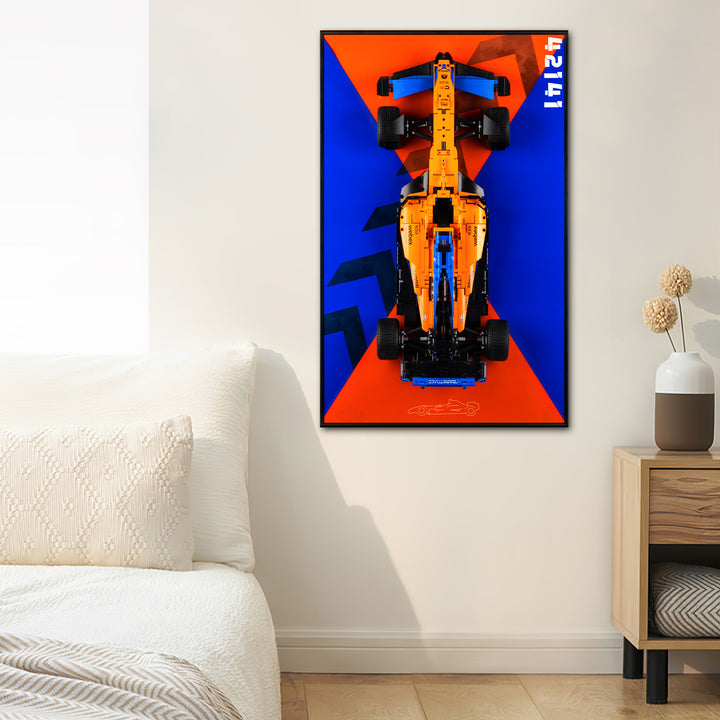 Display Wall-Mount for LEGO McLaren Formula 1 Race Car 42141