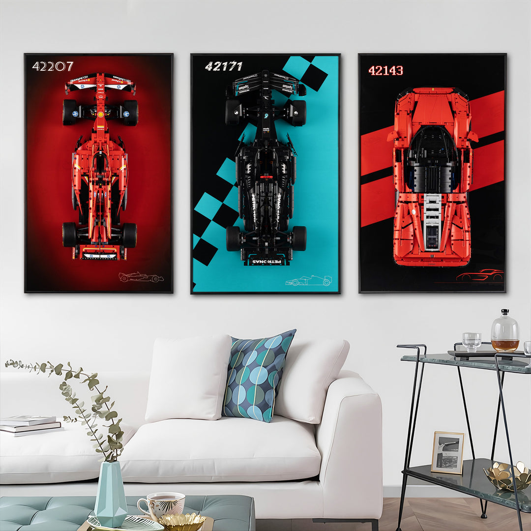 Display Wall-Mount for LEGO Mercedes-AMG F1 W14 E Performance 42171