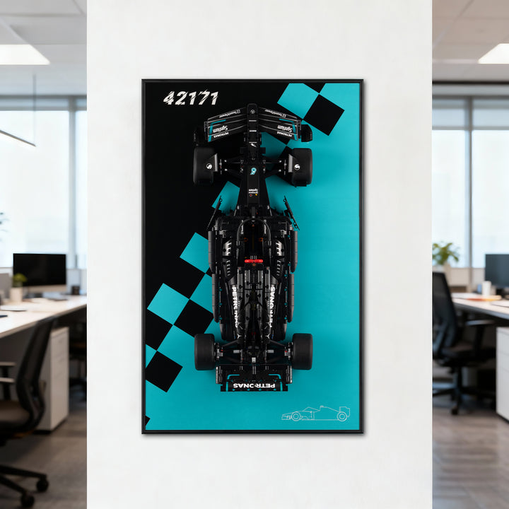 Display Wall-Mount for LEGO Mercedes-AMG F1 W14 E Performance 42171