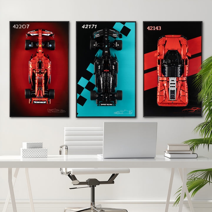 Display Wall-Mount for LEGO Mercedes-AMG F1 W14 E Performance 42171