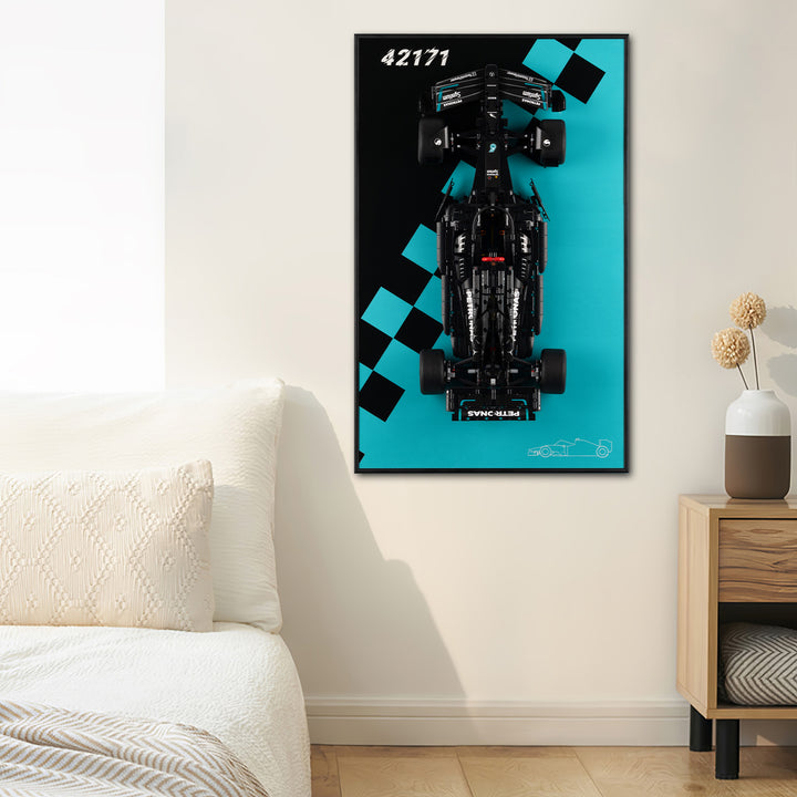 Display Wall-Mount for LEGO Mercedes-AMG F1 W14 E Performance 42171