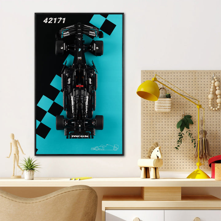Display Wall-Mount for LEGO Mercedes-AMG F1 W14 E Performance 42171