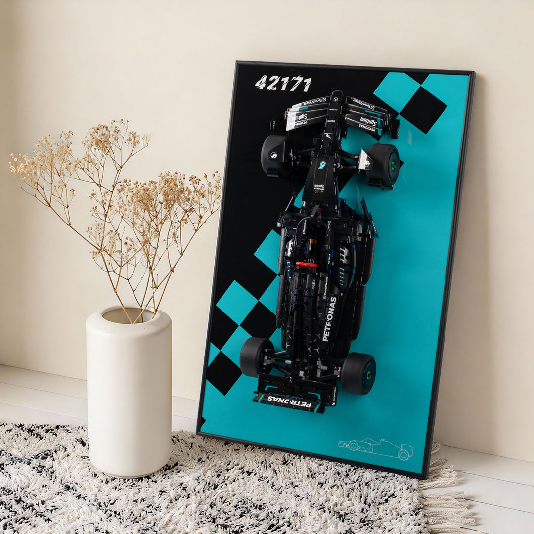 Display Wall-Mount for LEGO Mercedes-AMG F1 W14 E Performance 42171