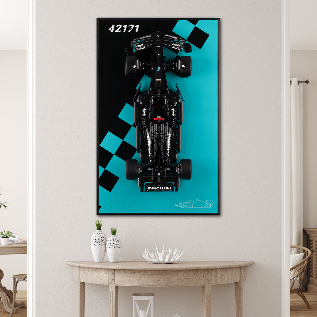 Display Wall-Mount for LEGO Mercedes-AMG F1 W14 E Performance 42171