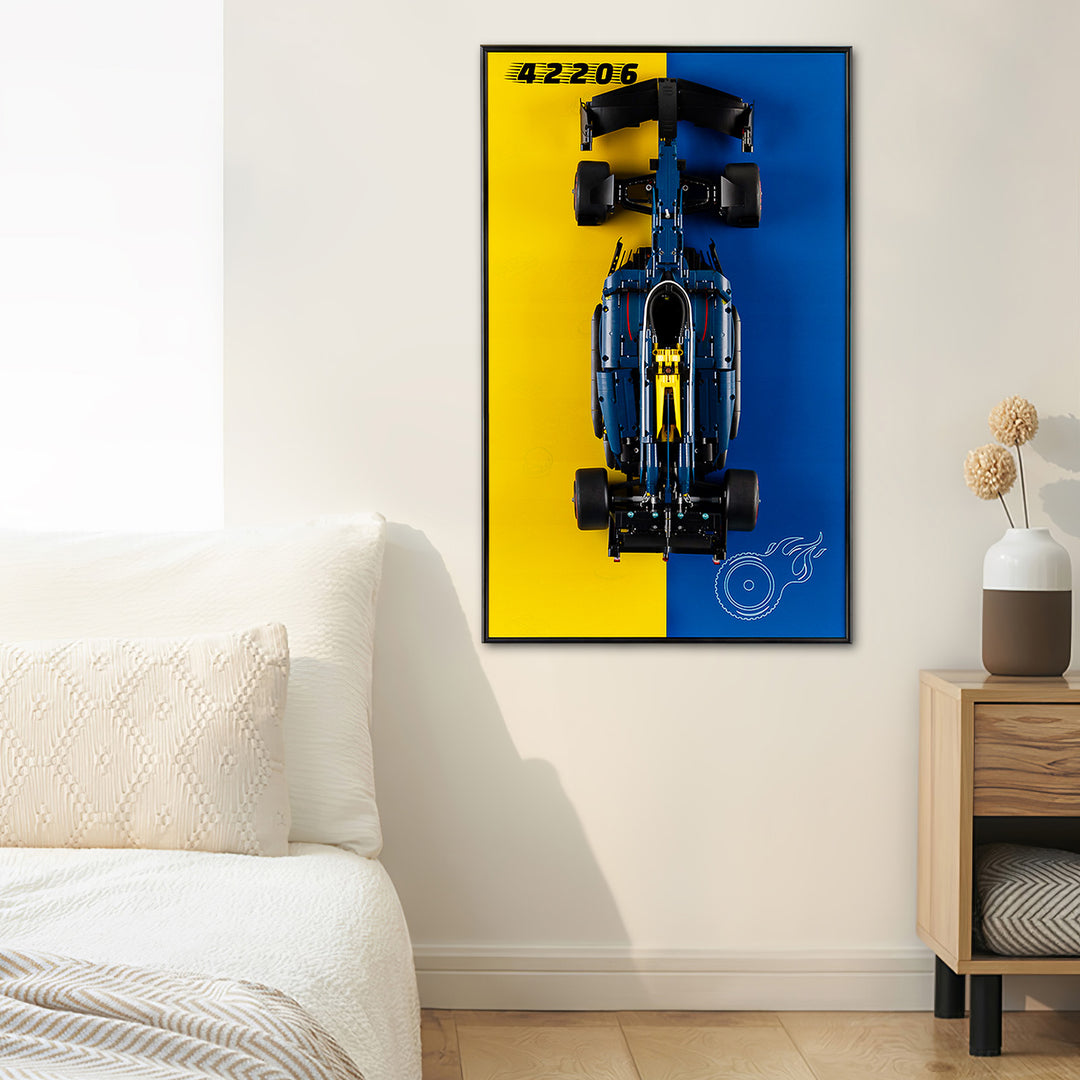 Display Wall-Mount for LEGO Oracle Red Bull Racing RB20 F1 Car 42206