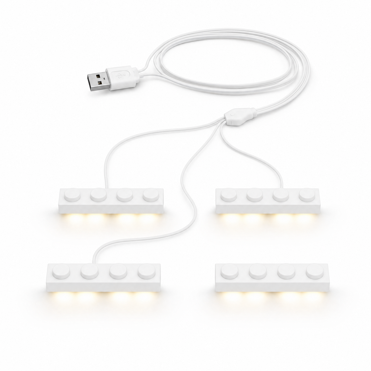 Warm 4 in 1 USB LED Light Kit