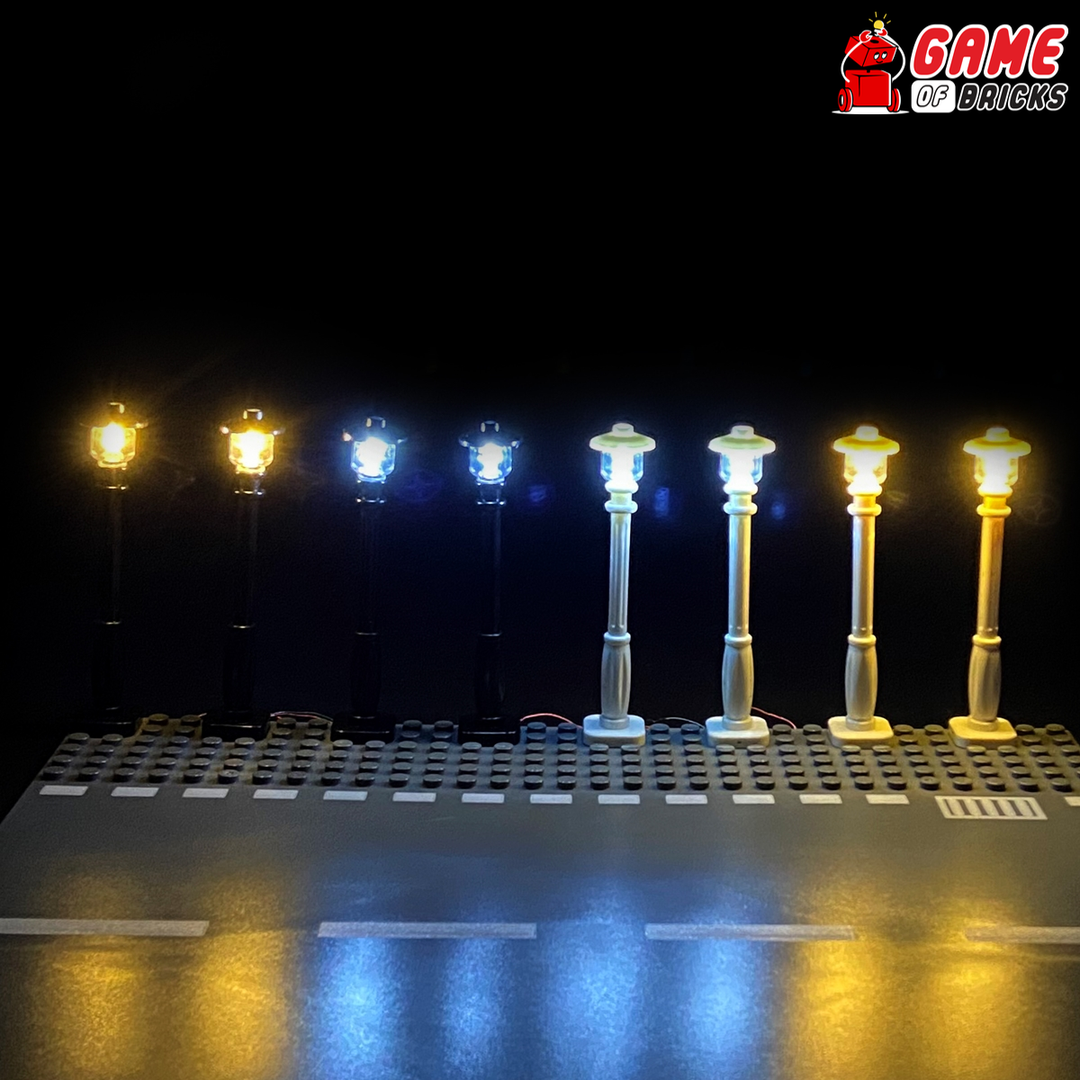 5x lampadaires LED