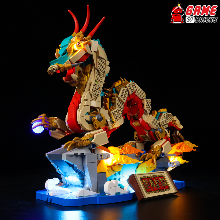 LED lights for LEGO Auspicious Dragon kit