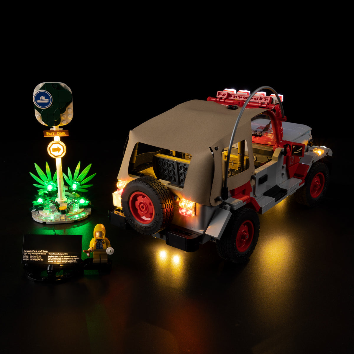 LEGO® Jurassic Park Jeep Wrangler 77984 Light Kit