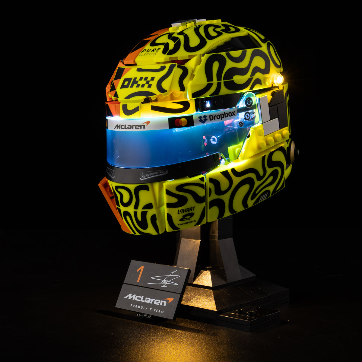 LEGO® McLaren Mastercard F1® Team Lando Norris Helmet 43023 Light Kit