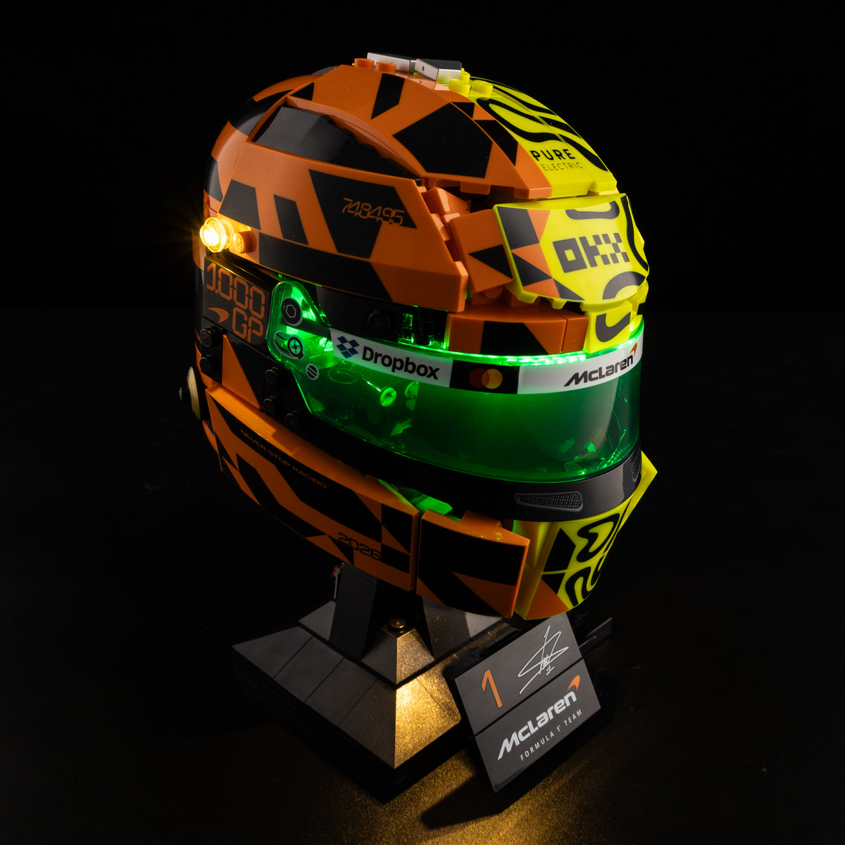 LEGO® McLaren Mastercard F1® Team Lando Norris Helmet 43023 Light Kit