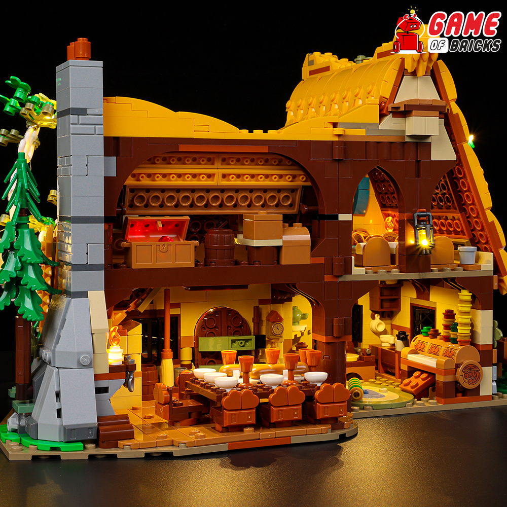 LEGO Snow White and the Seven Dwarfs' Cottage 43242 Light Kit