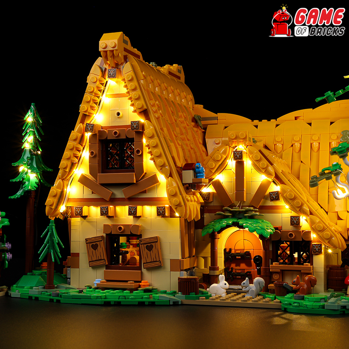 LEGO Snow White and the Seven Dwarfs' Cottage 43242 Light Kit