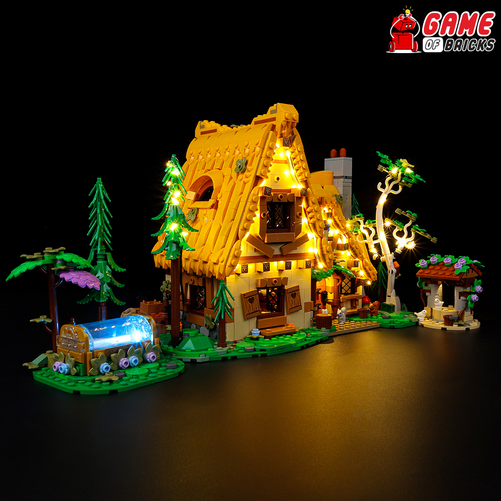 LEGO Snow White and the Seven Dwarfs' Cottage 43242 Light Kit