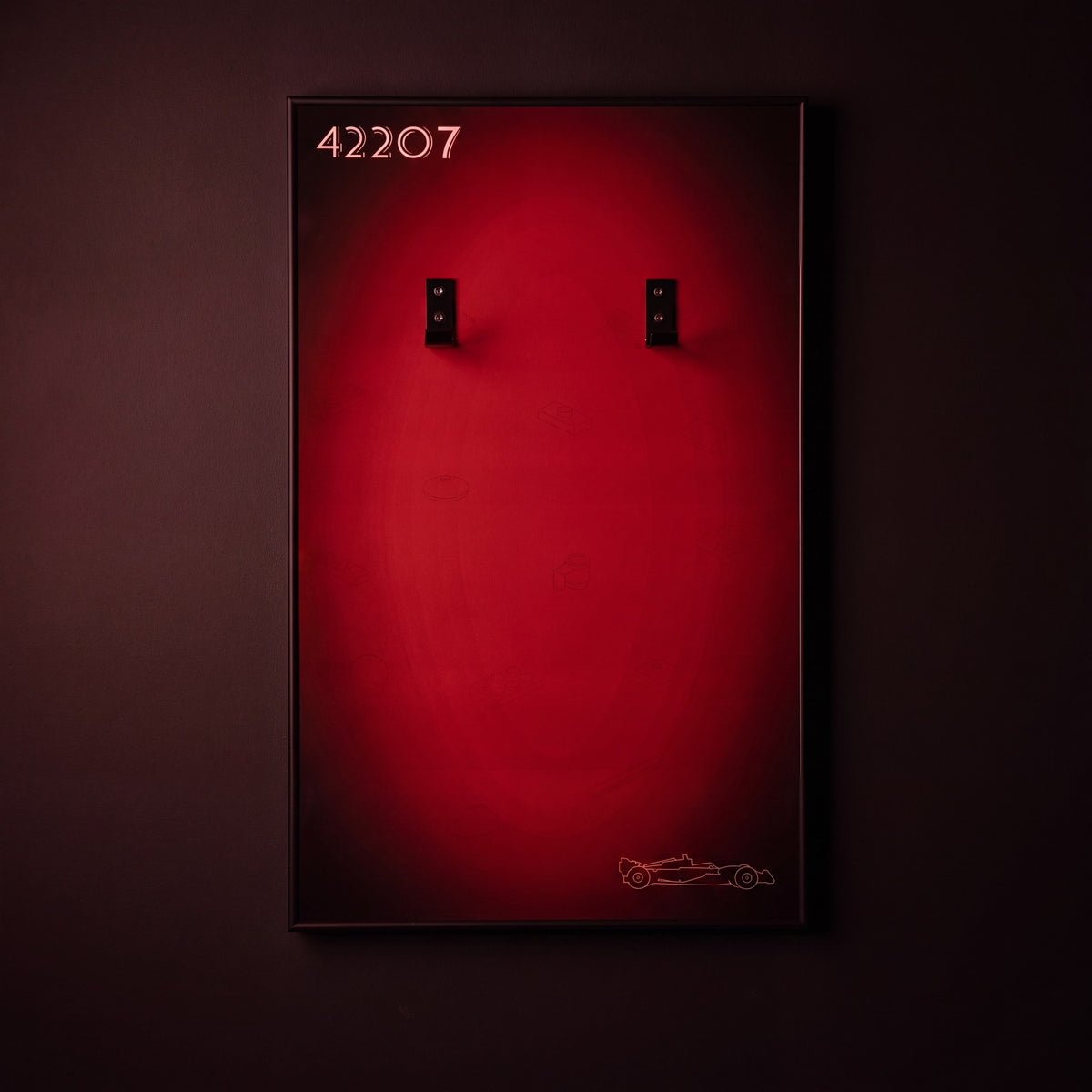 LEGO Ferrari SF-24 42207 wall mount - empty board