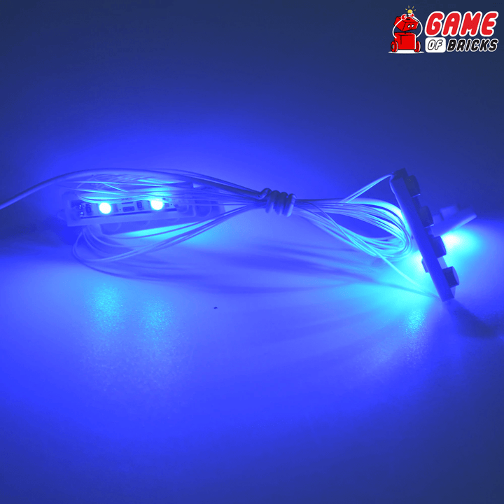 Kit d'éclairage LED USB bleu 4 en 1