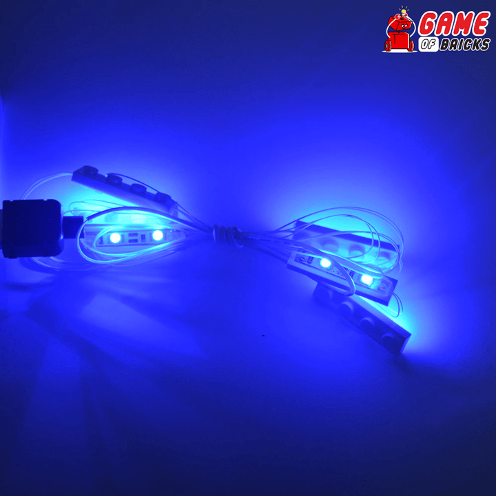 Kit d'éclairage LED USB bleu 6 en 1
