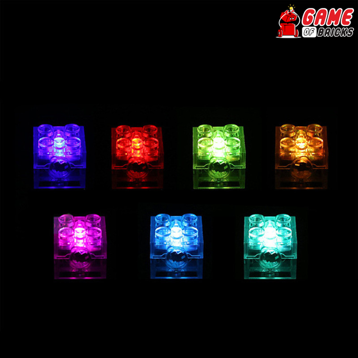 Briques lumineuses LED pour les ensembles LEGO (lot de 30)
