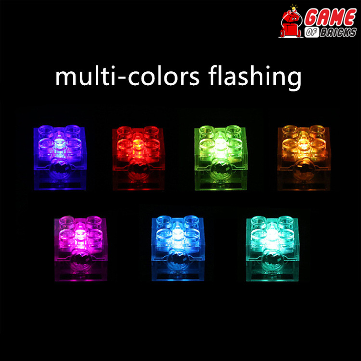 Briques lumineuses LED pour les ensembles LEGO (lot de 30)