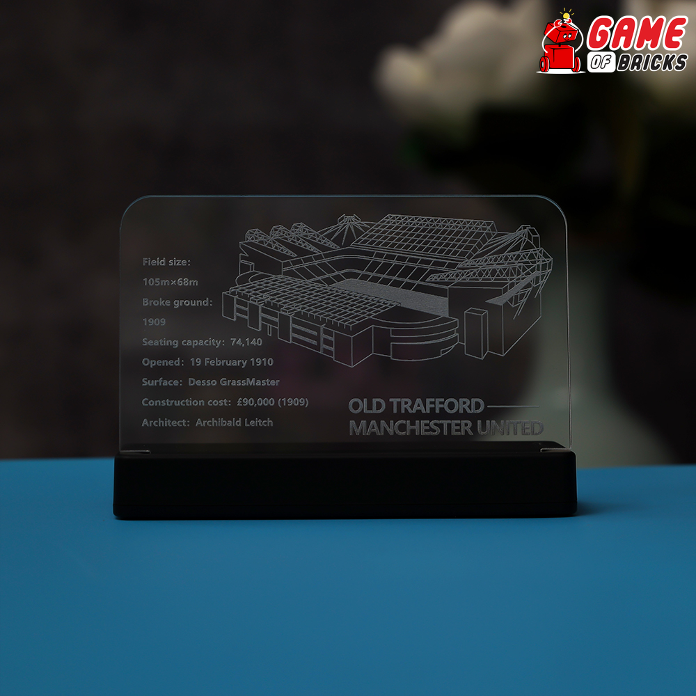 LED Nameplate for LEGO Old Trafford 10272
