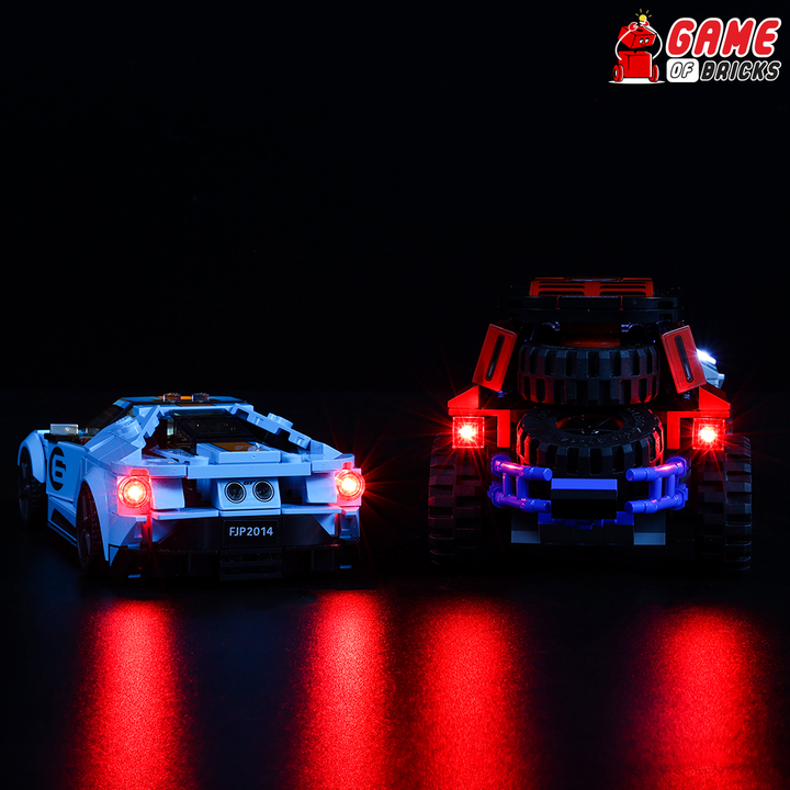 LEGO Ford GT Heritage Edition and Bronco R 76905 Light Kit