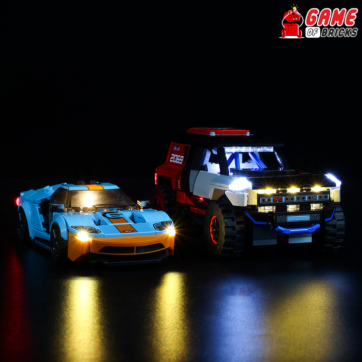 LEGO Ford GT Heritage Edition and Bronco R 76905 Light Kit