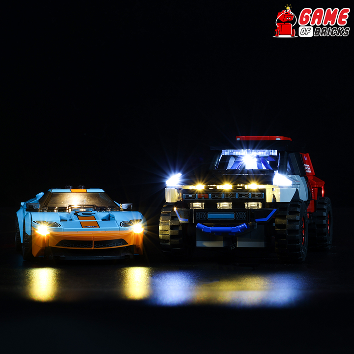 LEGO Ford GT Heritage Edition and Bronco R 76905 Light Kit