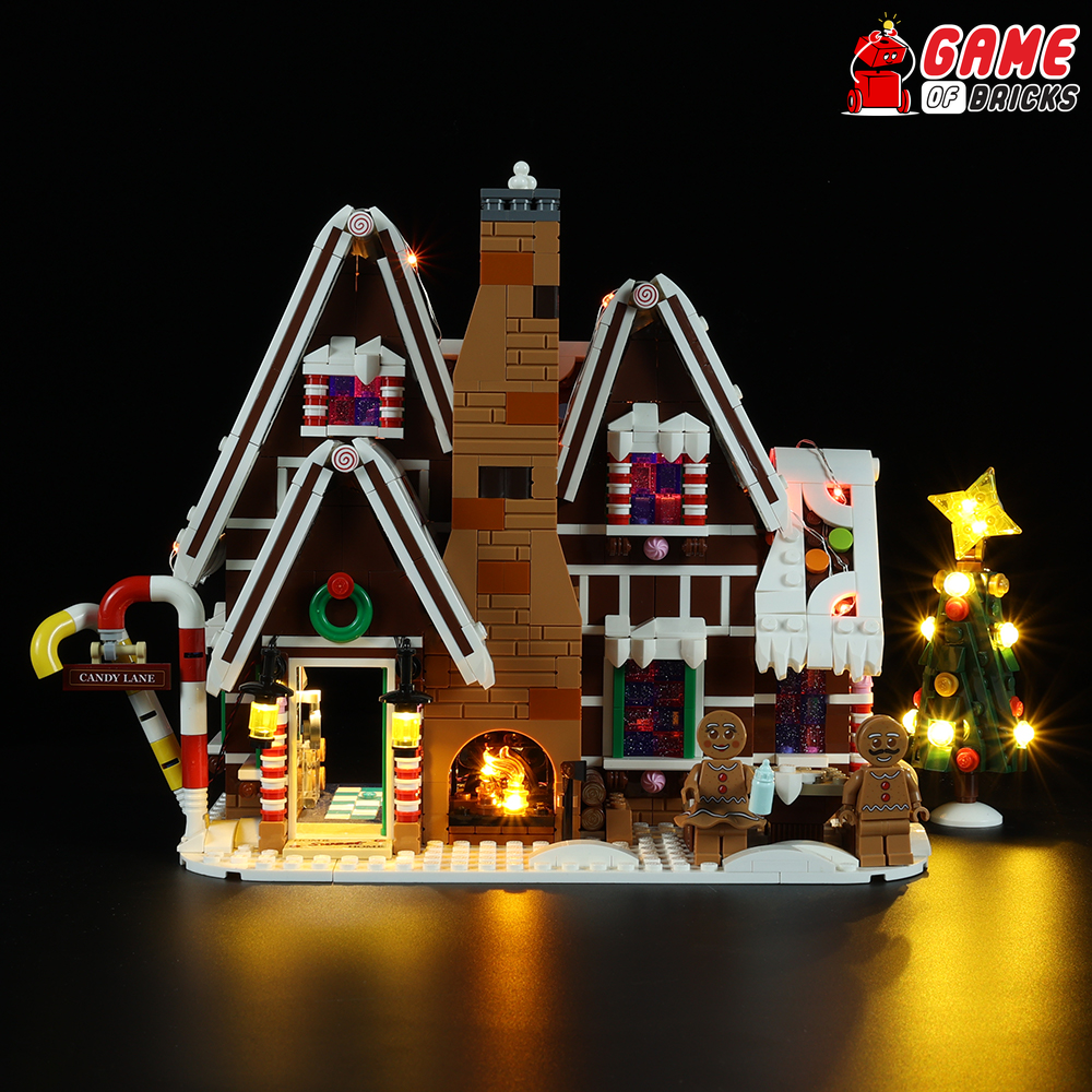 Kit d'éclairage pour maison en pain d'épices 10267 (mis à jour)