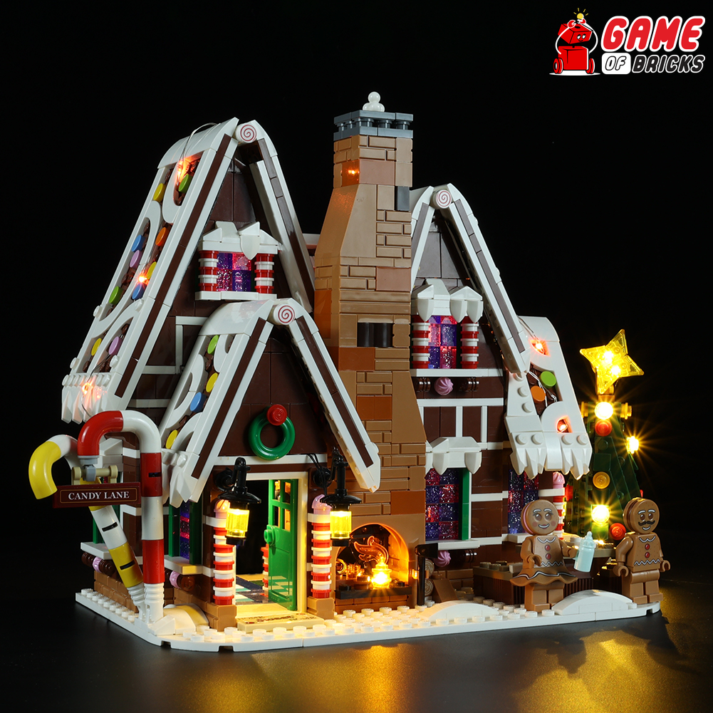 Kit d'éclairage pour maison en pain d'épices 10267 (mis à jour)