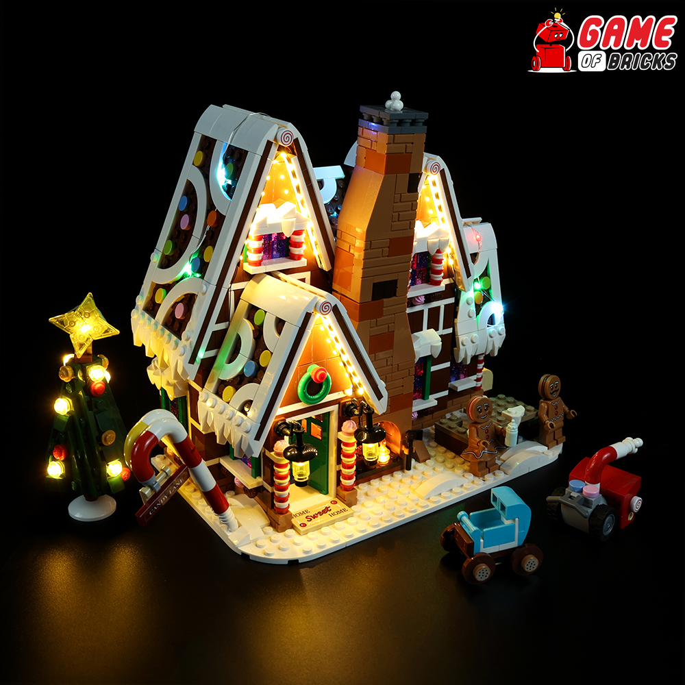 Kit d'éclairage pour maison en pain d'épices 10267 (mis à jour)