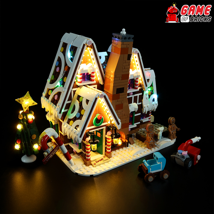 Kit d'éclairage pour maison en pain d'épices 10267 (mis à jour)