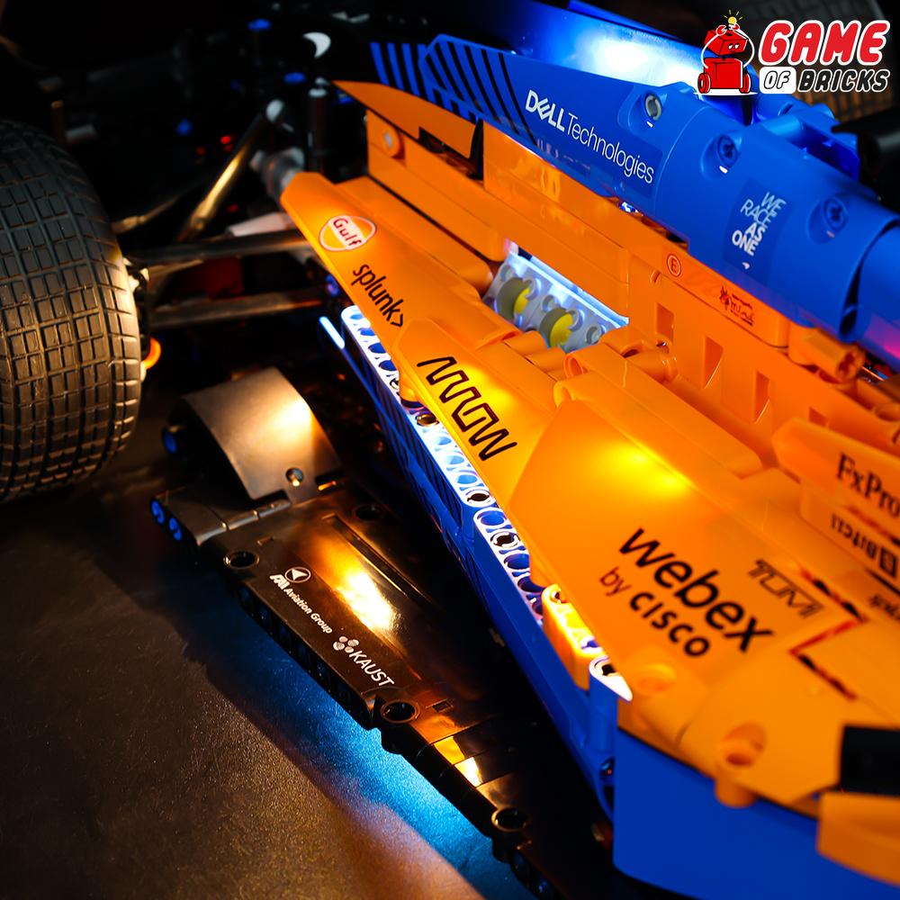 Kit d'éclairage pour voiture de course McLaren Formule 1 42141